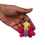 Butterfly Keychain - Pink
